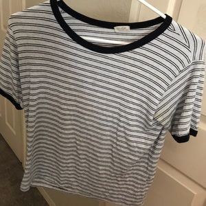 Brandy Melville blue striped shirt
